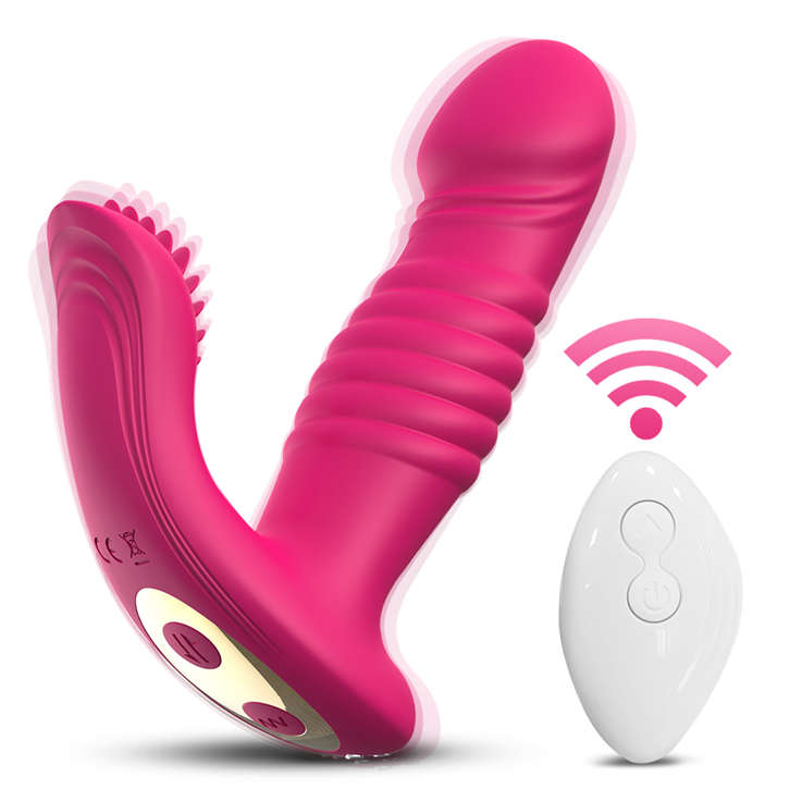 Adult Remote Control USB Rechargeable Panty Vibrator Clit Stimulator Vagina Wearable Dildo Panties Vibrator Sex Toy For Women AQ100