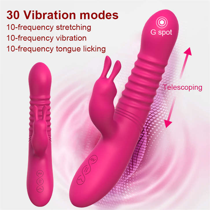 Rabbit Silicone Thrusting Vibrator For Women AV182